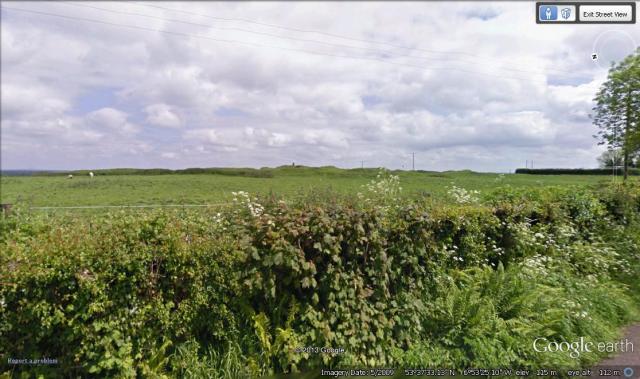 Google Streetview image from west of Tlachtga